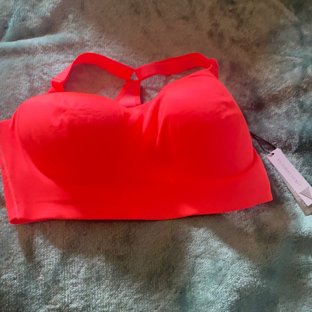 Pink flex sports bra